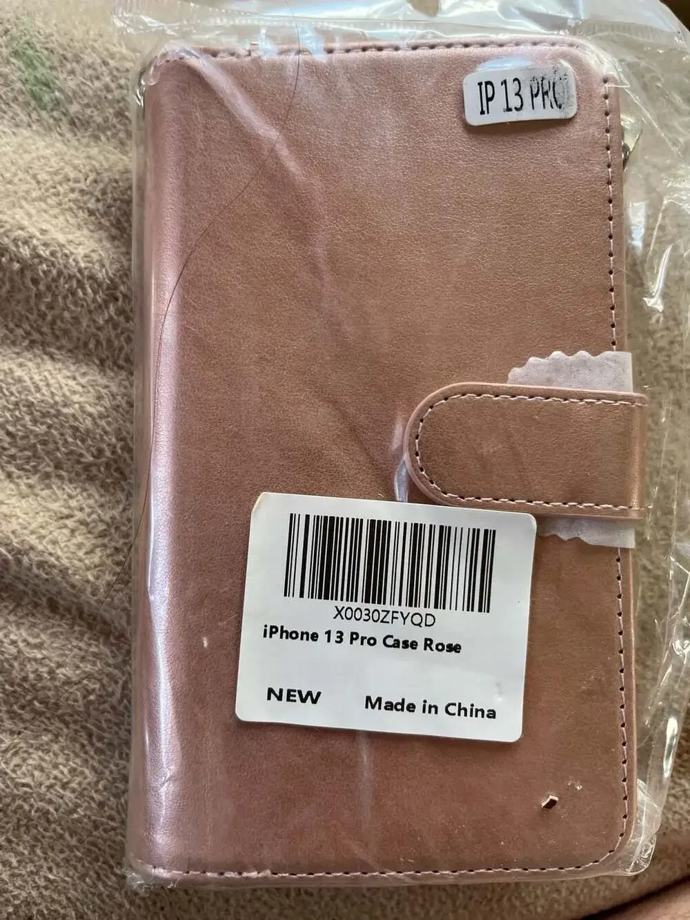 Wallet Case for iPhone 13 Pro in Rose Gold